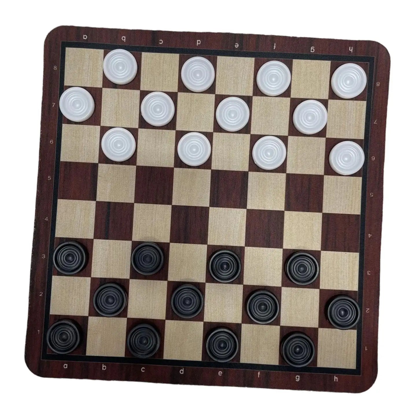 Chess Set Kids Gift Leisure Play Travel Interactive Portable Checkers Pieces