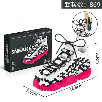 Creative Sneaker Series Building Block Toy Sport Shoe Building Model for Kids Pen container Block Toys Birthday Gifts Toys Gifts