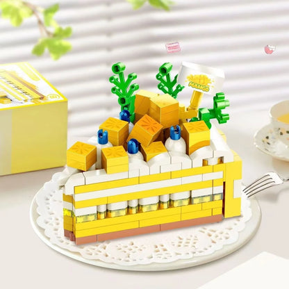 Creative DIY Birthday Cake Building Blocks Mini Assembly Bricks Educational Toy, For Boys Girls Kids Children, Birthday Party Gi
