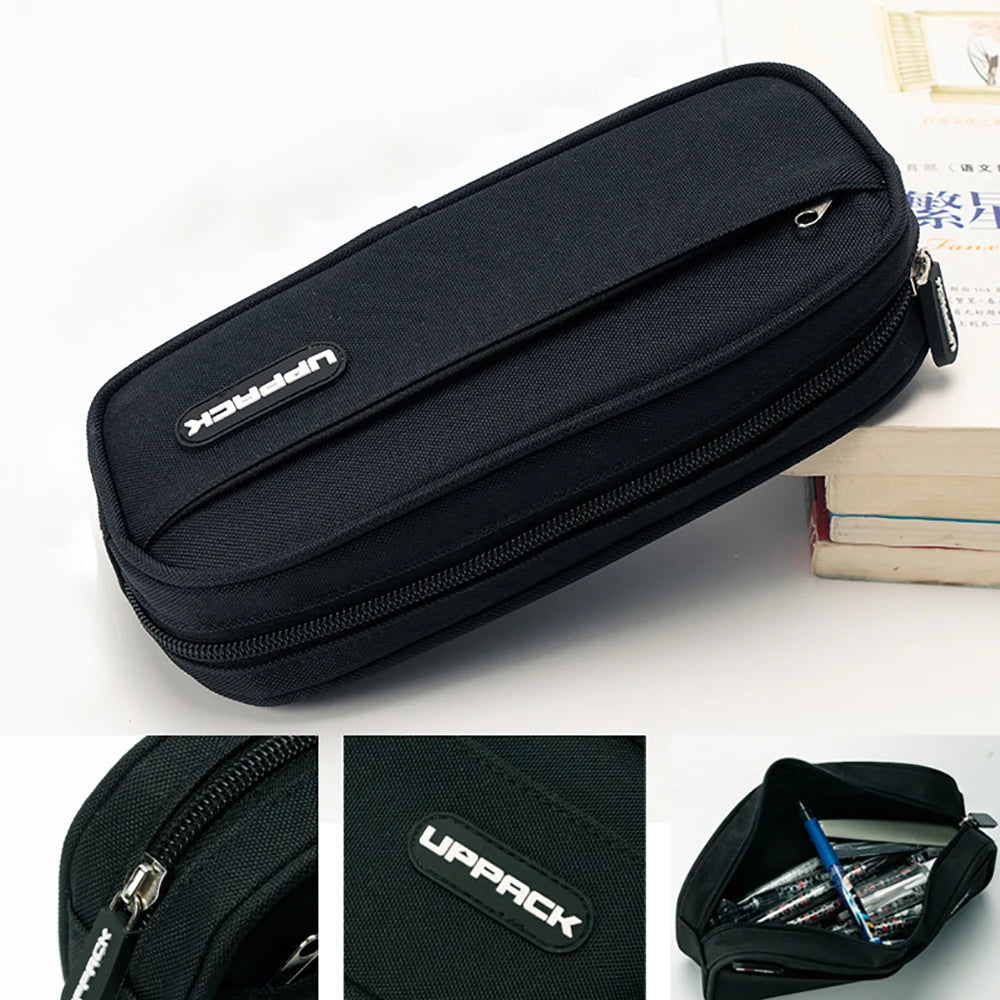 Creative Pencil Case Cute Boy Girl Kawaii Pencil Cases Storage Kids Pen Bag Large Big Stationery Box School Students Supplies