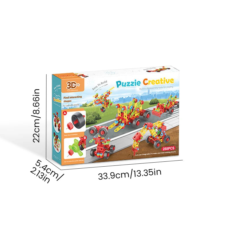 Children Toys Career Role Play Toys Toolbox Screw Electric Drill Building Block Disassembly Educational Toys Kids Work Tools Boy