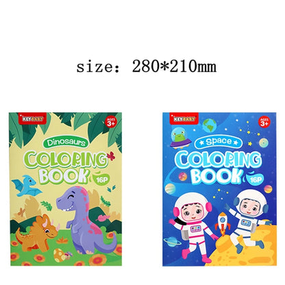 Children's Drawing and Coloring Book Give Baby Free Creative Space Play Imagination Puzzle Book Children's Montessori Toys Gift