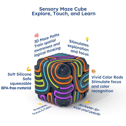 Sensory  Activity Ball With 15 Rods Silicone Fidget Toys Stress Relief ADHD and Autism Sensory Toys