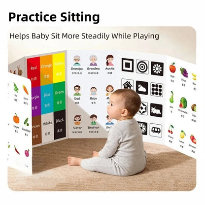 Creative Baby Cognitive Card Double Sided Vertical Screen Sight Words Cards Digital Format Cartoon Digital Animal Card