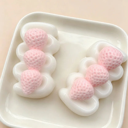 Strawberry Cream Stick Sensory Stress-Relief Toy for Children & Adults Relaxation & Anxiety Relief Fun Sensory Play