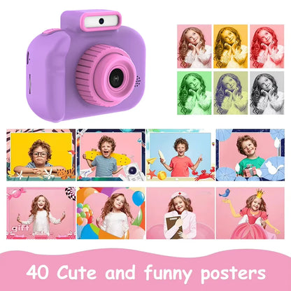 Children Camera 4000W Pixels 1080P HD Screen Dual Cameras Kids Electric Toys For Baby Camara Foto Infantil Children's Gifts