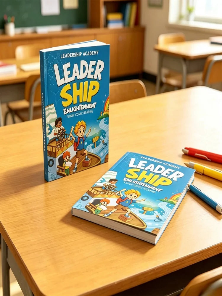 Fun Comic Stories Help Children Build Leadership and Emotional Intelligence, Great for Daily Reading and Kid's Birthday Presents