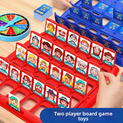 Cross-Border Guess Who Am I Board Game Kids Parent-Child Interactive Educational Logical Thinking Intellectual Desktop Card Toy
