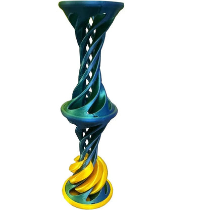 Creative Anxiety Relaxing 3D Printed Gear Ball Gear Sphere Sensory Needs Spin Ball Rotary Fidget Toy Stress Ball for Kids
