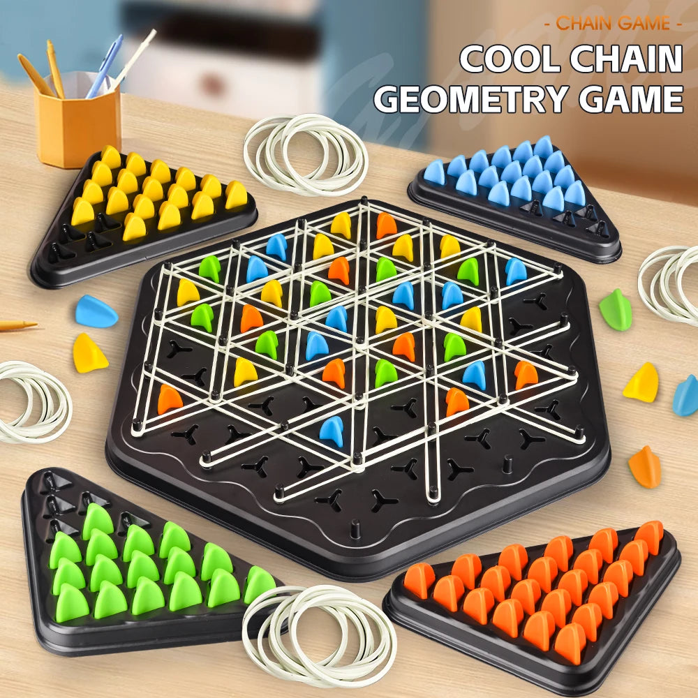 Cool Chaingeometry Brain-Boosting GAME Board Toy Game Develop Children's Logicalthinking And Concentration Parent-Child Interact