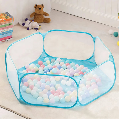1.2M Ball Pit Ball Pool Foldable Portable Play Pit For Children Kids Boys Girl Game House Indoor Outdoor Six Sided Net Game Tent