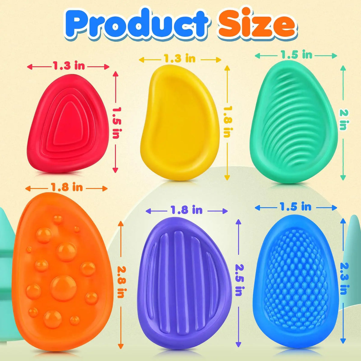 Silicone Sensory Strip Fidget Toys Kids Autism Decompression Calming Fidgeting Toy Adults Stress Desk Anxiety Relief Sensory Toy