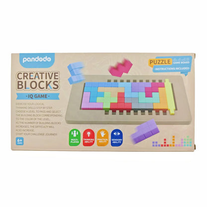 Creative Cubes, Educational Board Game, Multi-Level Difficulty for Logical Thinking Training, Ideal Game for Family Gatherings, Gift Items