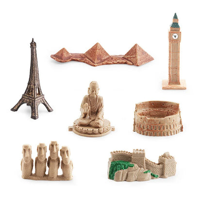 Montessori Math Toy Simulation Building Model Human Body Instrument Vegetable Pyramid Architecture Educational Toy for Children