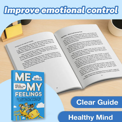 Me and My Feelings—Emotional Intelligence Workbook, Tips & Quizzes | Help Children Manage Anxiety, Anger, Build Confidence