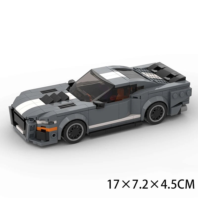 Creative Racing Series Building Blocks Toy Luxury Sports Car Model Building Set for Kids Educational Block Toy Birthday Gifts