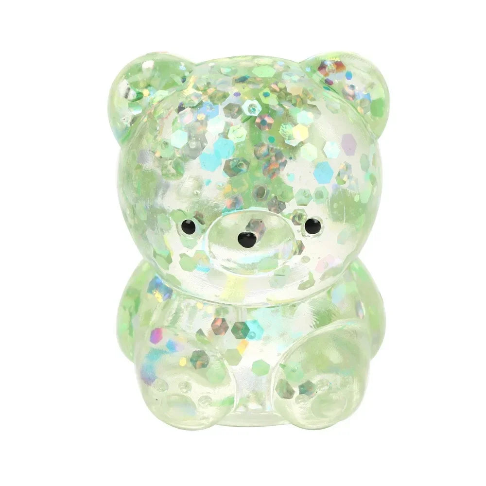 Creative Stress Relief Balls Colorful Squeeze Ball Water Bead Decompression Fidget Toy for Kids Adults Anxiety Autism ADHD
