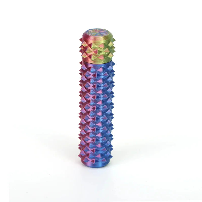 3D Printed Pain Stim Fidget Toys Rotating Spiky Grippie Sensory Input Anxiety Autism Office Travel Novelty Toy Spike Roller