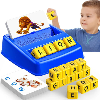 Learning Games for Kids Ages 3-8, Matching Letter Game for Kids Toys Ages 3-8 Educational Toys for 3-8 Year Olds Boys Girls