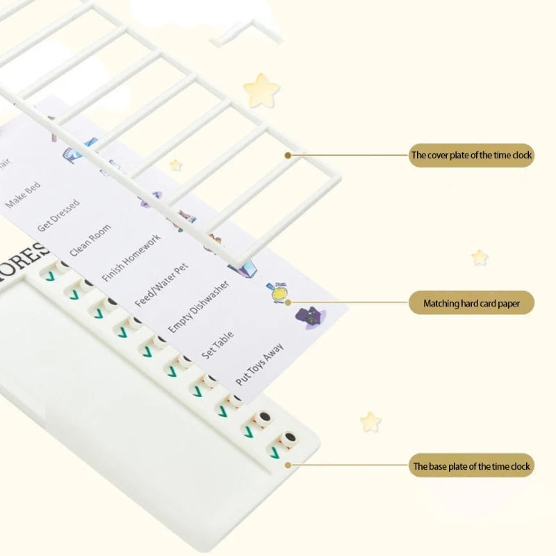Daily Routine Chart For Kids Reusable Time Management Board Visual Schedule Board Daily Chore Checklist Board 12x20cm