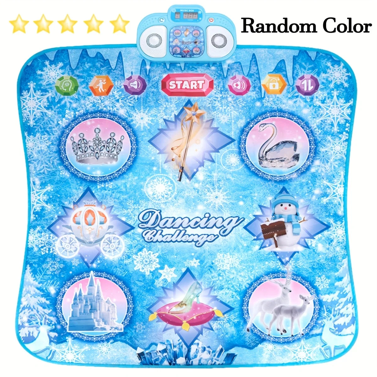 Dance Mat Toys, Electronic Dance Game for Kids with Multifunctional Game Modes, Ideal Birthday Gifts for 3+ Years Kids