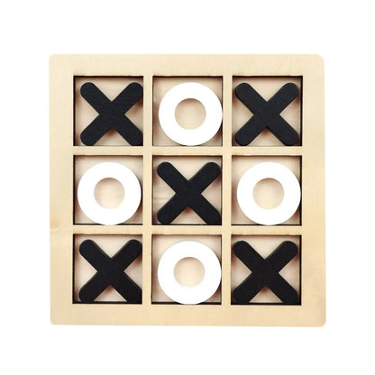 Montessori Play Game Wooden Toy Mini Chess Interaction Puzzle Training Brain Learing Early Educational Toys For Children Kids