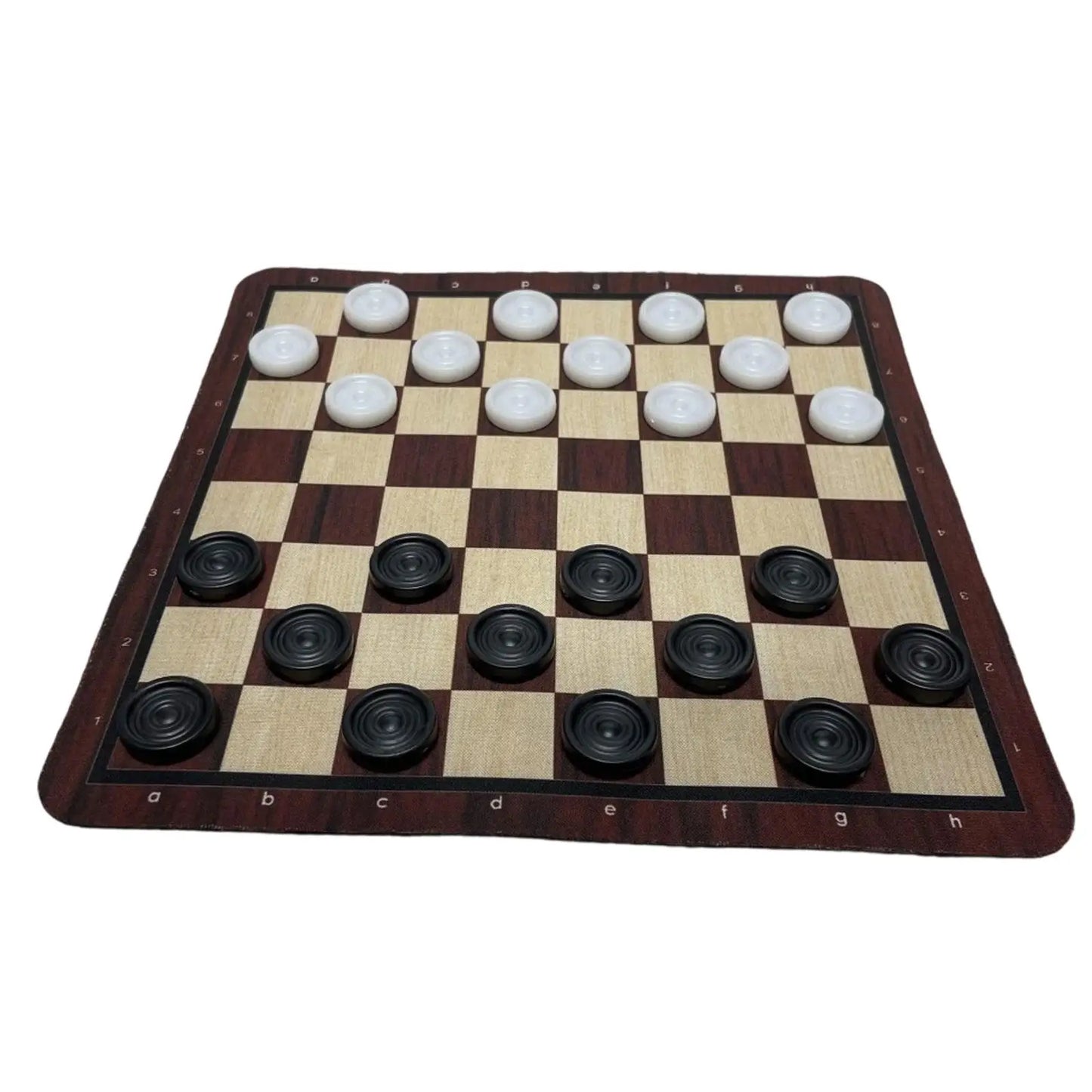 Chess Set Kids Gift Leisure Play Travel Interactive Portable Checkers Pieces