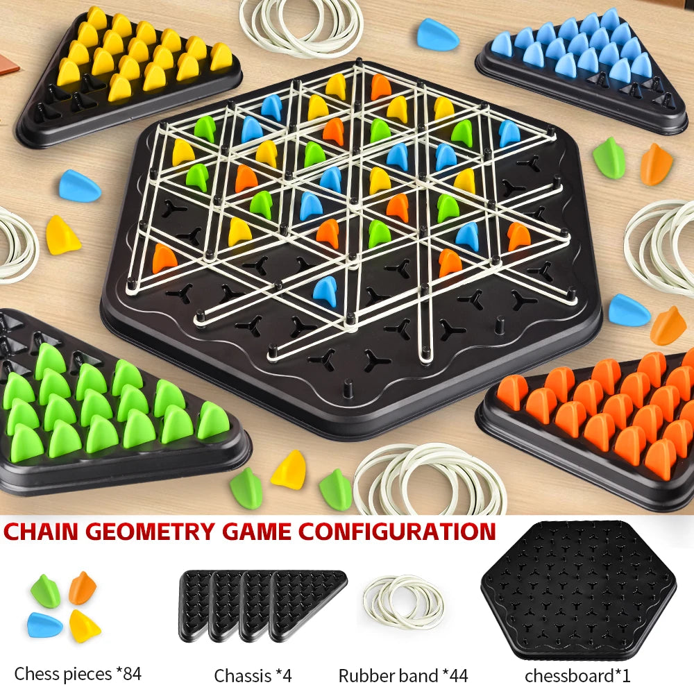 Cool Chaingeometry Brain-Boosting GAME Board Toy Game Develop Children's Logicalthinking And Concentration Parent-Child Interact