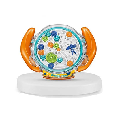 Creative 3D Puzzle Funny Gear Labyrinth Disk Gear Balance Ball Maze Wheel Dish IQ Puzzle Educational ABS Toys For Kids
