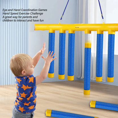 Challenge Falling Sticks Game Kids Stick Catching Toy Training Reaction Ability Educational Parent-Child Interactive Toy Sports