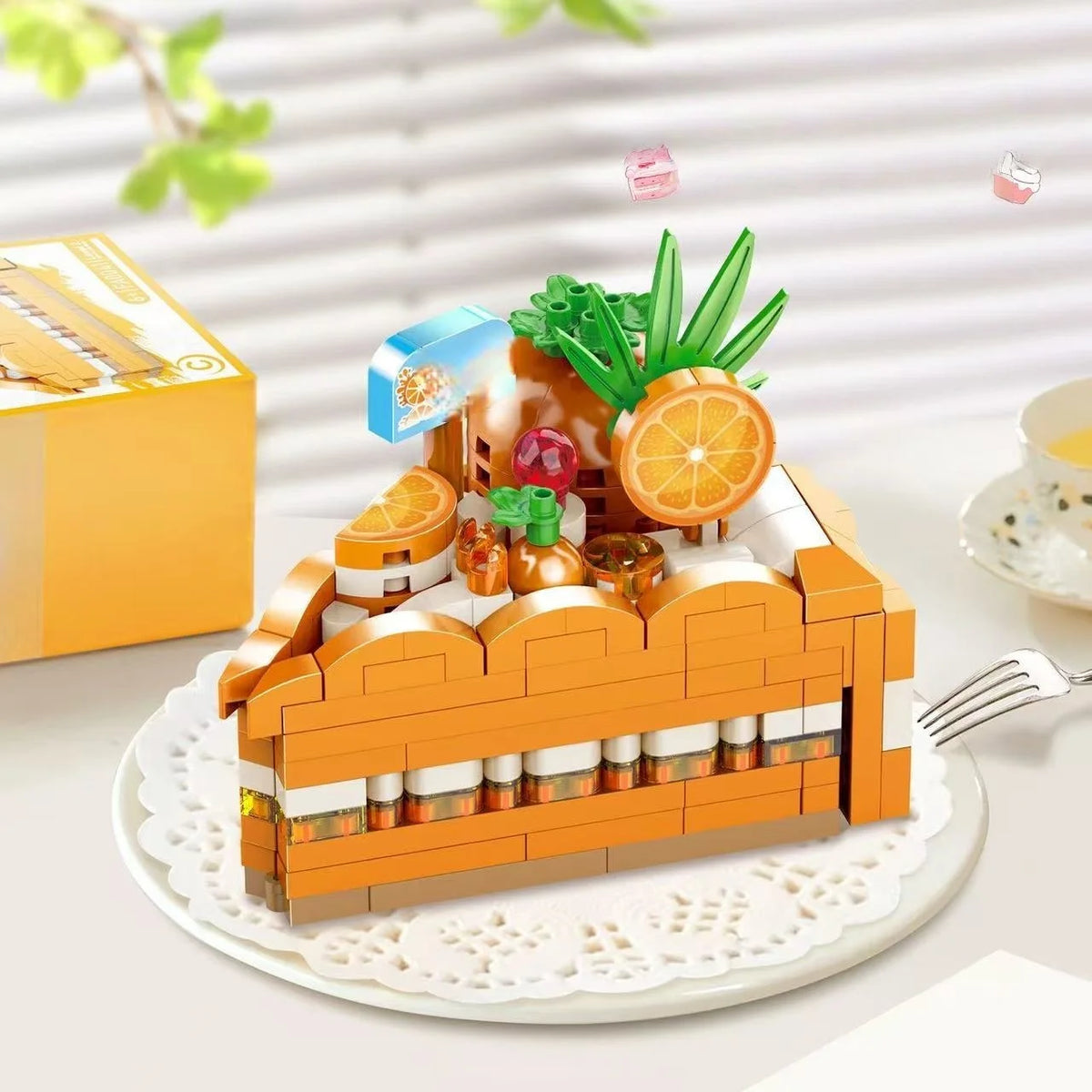 Creative DIY Birthday Cake Building Blocks Mini Assembly Bricks Educational Toy, For Boys Girls Kids Children, Birthday Party Gi