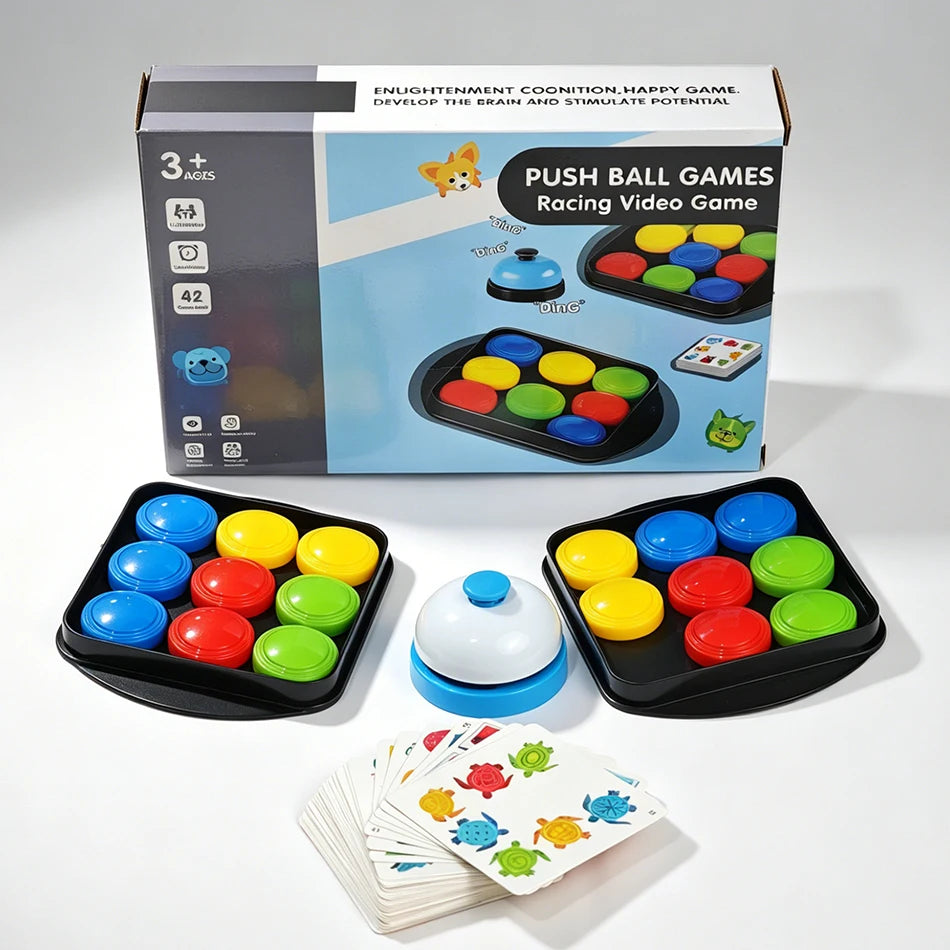 Crazy Push Toys Music Kids Fun Card Pairs Against Table Games Chessboard Combat Games Parent-Child Interaction Educational Toys