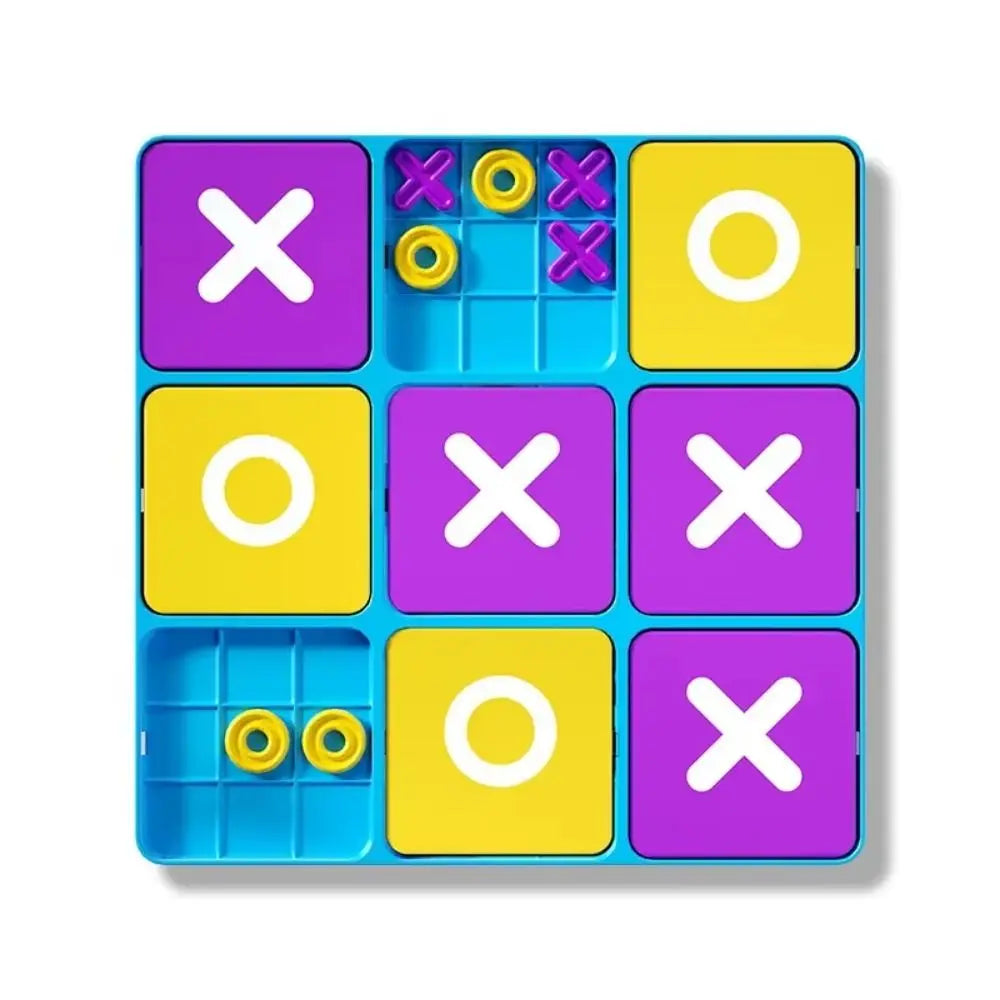 Creative Tic Tac Toe Board Game Montessori Funny Montessori Puzzle Table Game Thinking Exercise Cognitive Development