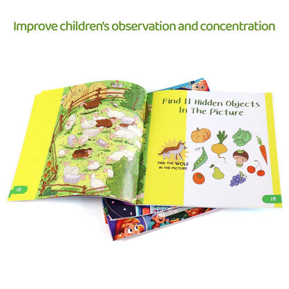 5PCS The Attention Adventure Books for Kids – Fun Games & Exercises to Strengthen Focus and Concentration Skills