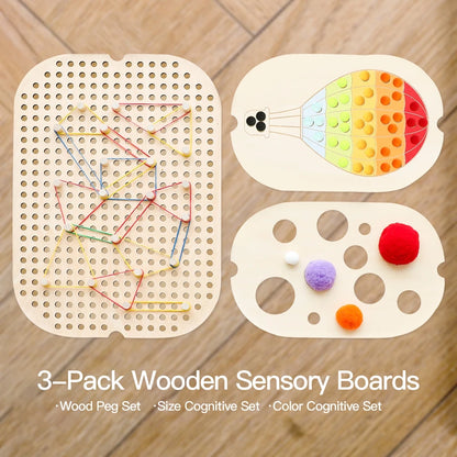 Montessori Sensory Tray Board Game,Early Educational Toys for Children Fine Motor skill Training Toys Sort Sensory Baby Toy Gift