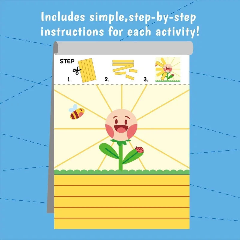 Children's Paper-Cut Book Creative Fun DIY Handmade Daily Activities Paste Toys Kindergarten Puzzle