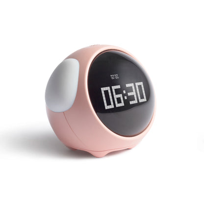 Child Alarm Clock Digital Emotion Table Clock WIth Light Living Room Bedroom Desktop Clock Cute Cartoon Alarm Clock for Kids