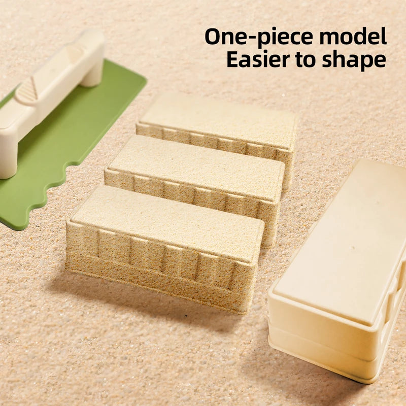 Children Beach Toys Shovel Sandbox Castle Building Sand Brick Walls Molds Tools Winter Outdoor Snow Play Games Kids Sands Toys