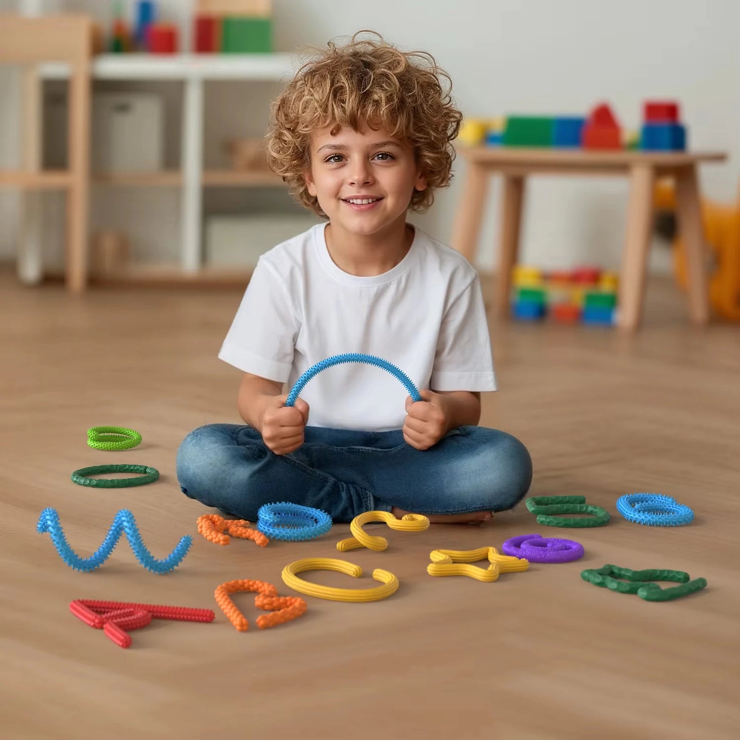 Fidget Sensory Sticks Autism Textured Calming Sensory Toys Antistress Anxiety Stress Relief Fidgeting For Kids Christmas Gifts