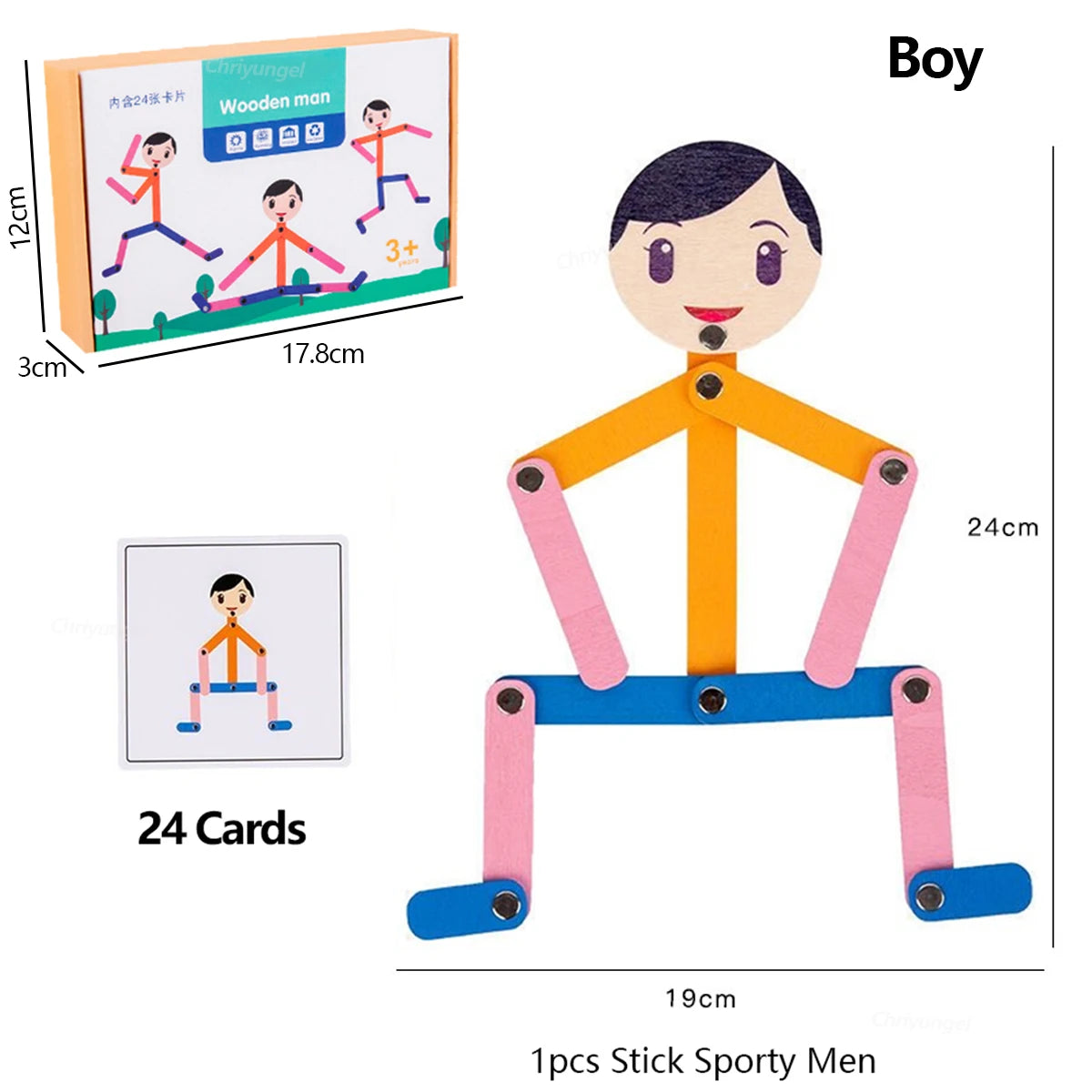 Montessori Material DIY Puzzle Toys Boards Educational Game Early Learning Toy For Children Preschool Fine Motor Training