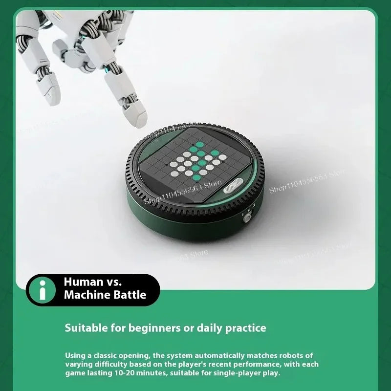 Smart AI-Powered Reversi (Othello) Chessboard - Interactive Teaching Mode, STEM Strategic Slide Toy for Kids Ages 8+