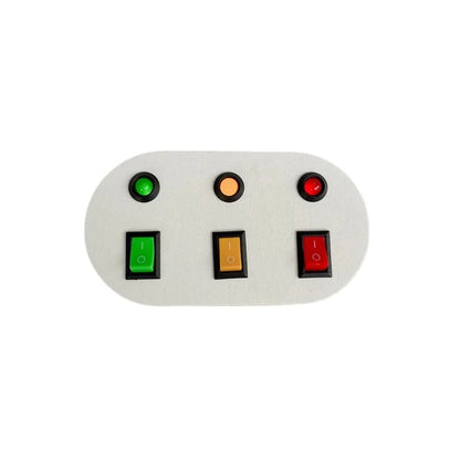 Kindergarten Montessori Busy Board  Accessories Caterpillar Gear LED Lamp Bell Roller Counting Bead Wall Toy Educational Toy