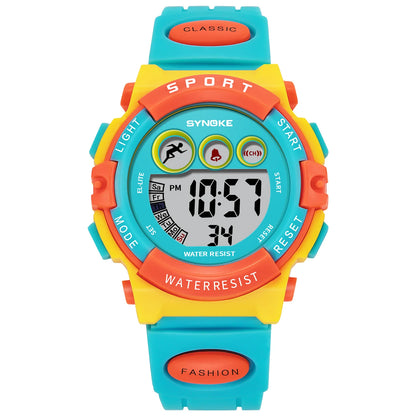 Digital Watch for Kids, Waterproof LED Lights Luminous Watches, Children Wristwatch Boys Students Electronic Wrist Watch