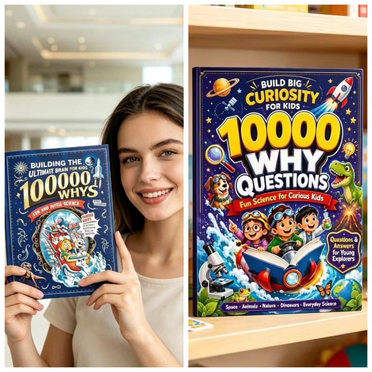 Children's Comic Book Set, Leadership Enlightenment, Emotional Intelligence and Social Training, 10000 Why Science Encyclopedias