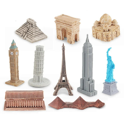 Montessori Math Toy Simulation Building Model Human Body Instrument Vegetable Pyramid Architecture Educational Toy for Children