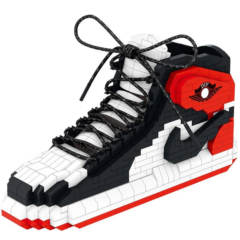 Creative Sneaker Series Building Block Toy Sport Shoe Building Model for Kids Pen container Block Toys Birthday Gifts Toys Gifts