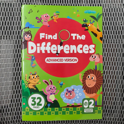 Hidden Differences Activity Book, Featuring 32 Interactive Observation Games and Memory Exercises |   Attention and Concentration Training |   Visual Perception Skills, Focused Attention Games with Numbered Pages |   Find the