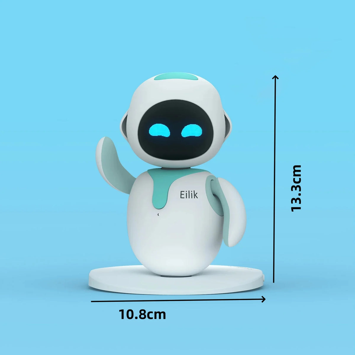 Eilik AI Smart Robot with Emotional Interaction Cute Blue/Pink Multiple Modes Electronic Automation Gift for Vocal Fun,in stock