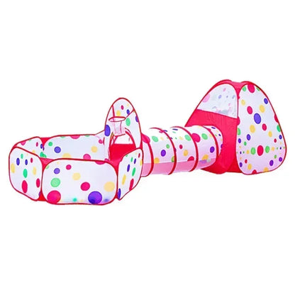 Portable 3 In 1 Kids Play Set Tent Ball Pit Crawling Tunnel Ball Pool Playpen Yard Room Indoor Playground Gift Toy For Children