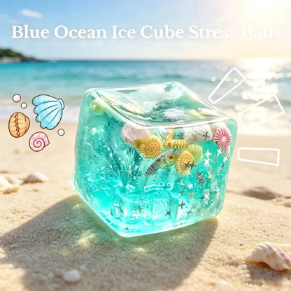 Adult Squishy Ocean Stress Balls Autism Sensory Toys for Stress And Anxiety Relief Maltose Water Ball Fidget Toys Bulk Gift
